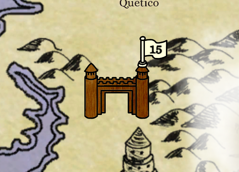An open gate on the adventure map